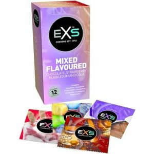 EXS Mixed Flavoured – mix ochucených kondomů 12 ks obraz