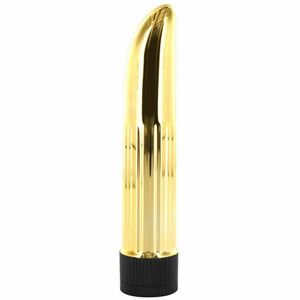 Seven Creations Plastový vibrátor Gold Finger 13, 3 cm obraz