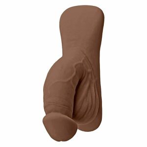 Gender X TPE packer Squishy Flesh 12 cm, tmavě tělová obraz