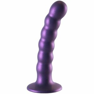 OUCH! Anální kuličkové dildo Metallico Beaded 13, 8 cm, fialové obraz