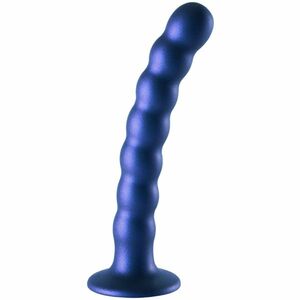 OUCH! Anální kuličkové dildo Beaded Lust 17 cm, modré obraz