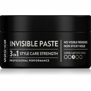 Syoss Invisible Hold transparentní stylingová pasta pro středně silnou fixaci 100 ml obraz