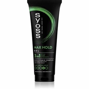 Syoss Max Hold gel na vlasy se silnou fixací 250 ml obraz