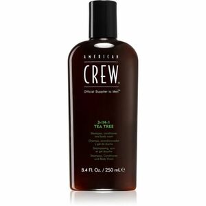 American Crew Hair & Body 3-IN-1 Tea Tree šampón, kondicionér a sprchový gel 3 v 1 pro muže 250 ml obraz