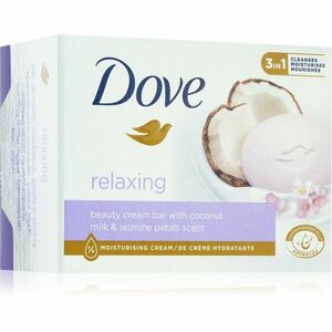 Dove Relaxing čisticí tuhé mýdlo Coconut milk & Jasmine petals 90 g obraz