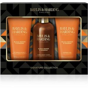 Baylis & Harding Black Pepper & Ginseng dárková sada na obličej, tělo a vlasy pro muže obraz