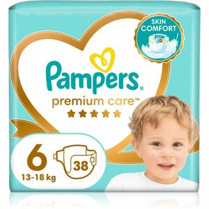 Pampers Premium Care Size 6 jednorázové pleny 13+ kg 38 ks obraz