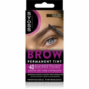 Syoss Brow Tint barva na obočí odstín Tmavě hnědá 10 ml obraz