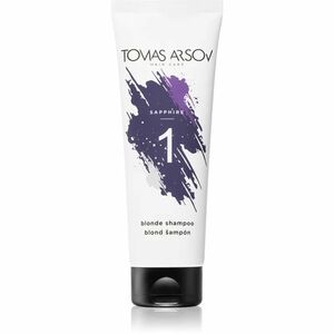 Tomas Arsov Sapphire Blonde Shampoo šampon neutralizující žluté tóny pro zesvětlené, melírované studené blond vlasy 250 ml obraz