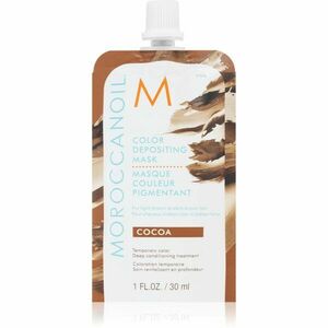 Moroccanoil Color Depositing jemná vyživující maska bez permanentních barevných pigmentů Cocoa 30 ml obraz