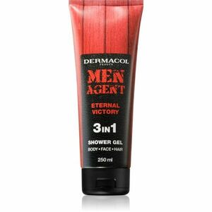 Dermacol Men Agent Eternal Victory sprchový gel na obličej, tělo a vlasy pro muže 250 ml obraz