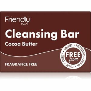 Friendly Soap Cleansing Bar Cocoa Butter přírodní mýdlo na obličej a tělo 95 g obraz