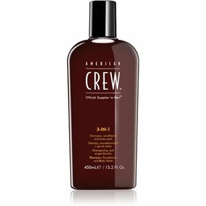 American Crew Hair & Body 3-IN-1 šampón, kondicionér a sprchový gel 3 v 1 pro muže 450 ml obraz