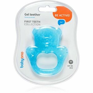 BabyOno Be Active Gel Teether kousátko Blue Bear 1 ks obraz