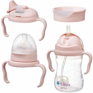 B.Box Baby Bottle 4 in 1 dětská láhev 4 v 1 Blush 240 ml obraz