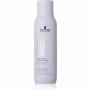 Schwarzkopf Professional Blondme Bond Repair Purple Shampoo fialový šampon pro blond vlasy 300 ml obraz