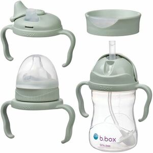 B.Box Baby Bottle 4 in 1 dětská láhev 4 v 1 Sage 240 ml obraz