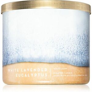 Bath & Body Works White Lavender Eucalyptus vonná svíčka 411 g obraz