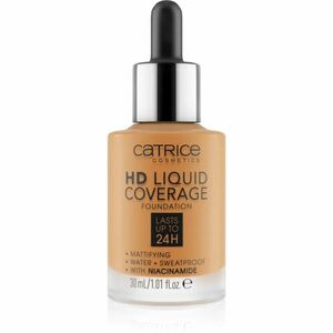 Catrice HD Liquid Coverage Foundation voděodolný tekutý make-up s matným efektem odstín 066 Warm Toffee 30 ml obraz