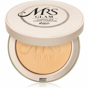 BPerfect Mrs Glam Glorious Skin Powder Foundation kompaktní pudr pro matný vzhled odstín 04 Medium Gold 70 g obraz