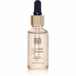 Dripping Gold Luxury Tanning Collagen Face Serum samoopalovací sérum na obličej s kolagenem 30 ml obraz