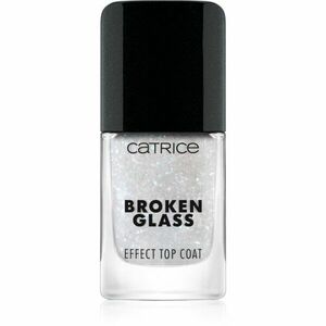 Catrice Broken Glass Effect Top Coat vrchní lak na nehty se třpytkami odstín 050 Sparkling Reflection 10.5 ml obraz