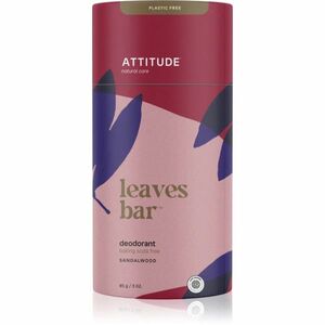 Attitude Leaves Bar Deodorant tuhý deodorant bez obsahu hliníkových solí Sandalwood 85 g obraz