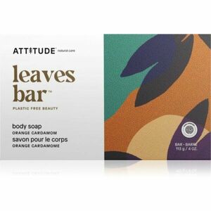 Attitude Leaves Bar Body Soap tuhé mýdlo na tělo Orange Cardamom 113 g obraz