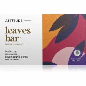 Attitude Leaves Bar Body Soap tuhé mýdlo na tělo Sandalwood 113 g obraz