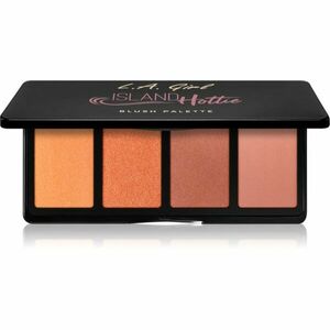 L.A. Girl Cosmetics Fanatic paleta tvářenek odstín Island Hottie 4x4 g obraz