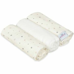 Babymatex Muslin Design plena Snow 3 ks obraz