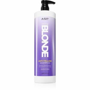 ASP System Blonde Anti-Yellow rozjasňující šampon pro blond a šedivé vlasy 1000 ml obraz