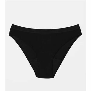 Snuggs Brief Medium Black látkové menstruační kalhotky pro střední menstruaci velikost M 1 ks obraz