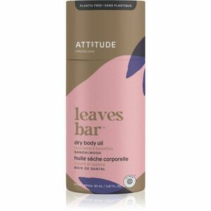 Attitude Leaves Bar Dry Body Oil tuhý tělový olej Sandalwood 85 g obraz