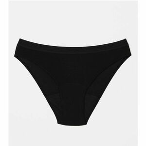 Snuggs Brief Medium Black látkové menstruační kalhotky pro střední menstruaci velikost S 1 ks obraz