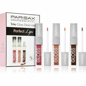 Parisax Perfect Lips Trio sada lesků na rty Demi-Mat obraz