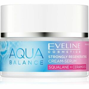 Eveline Cosmetics Aqua Balance Squalane + Ceramides intenzivní regenerační krém s hydratačním účinkem 50 ml obraz