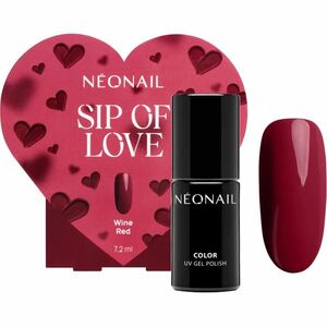 NEONAIL Special Set Sip of Love gelový lak na nehty (limitovaná edice) odstín Wine Red 7.2 ml obraz