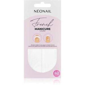 NEONAIL French Manicure Stickers nálepky na nehty typ 01 40 ks obraz