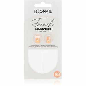 NEONAIL French Manicure Stickers nálepky na nehty typ 02 40 ks obraz