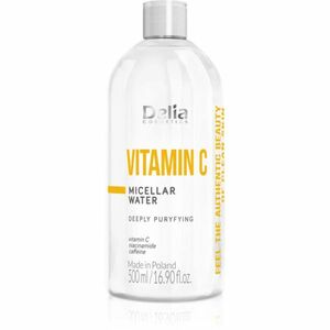 Delia Cosmetics Authentic Beauty Vitamin C čisticí micelární voda s vitaminem C 500 ml obraz