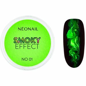 NEONAIL Effect Smoky barevný pudr na nehty odstín No. 1 Green 2 g obraz