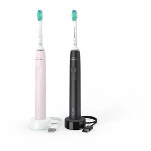 Philips Sonicare 3100 HX3675/15 elektrický zubní kartáček 2 ks obraz