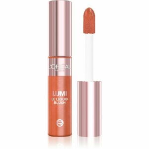 L’Oréal Paris Lumi Glowy Blush tekutá tvářenka odstín 627 Warm Peach 11 ml obraz