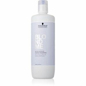 Schwarzkopf Professional Blondme Bond Repair Purple Shampoo fialový šampon pro blond vlasy 1000 ml obraz