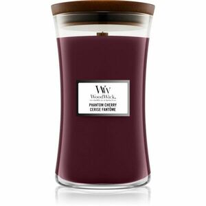 Woodwick Phantom Cherry vonná svíčka s dřevěným knotem 609.5 g obraz