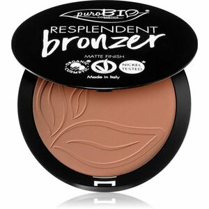 puroBIO Cosmetics Resplendent bronzer s matným efektem odstín 03 Beige Brown 9 g obraz