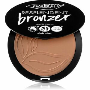 puroBIO Cosmetics Resplendent bronzer s matným efektem odstín 05 Warm Brown 9 g obraz