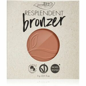 puroBIO Cosmetics Resplendent bronzer náhradní náplň odstín 03 Beige Brown 9 g obraz