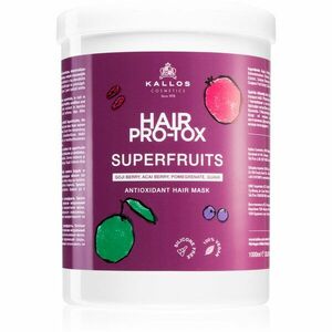 Kallos Hair Pro-Tox Superfruits regenerační maska pro unavené vlasy bez lesku 1000 ml obraz